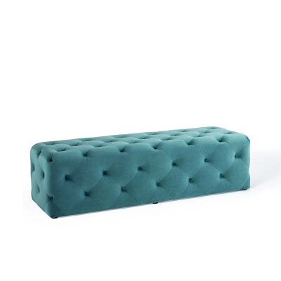Anthem 60" Tufted Button Entryway Performance Velvet Bench by Modway