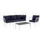 Riverside 5 Piece Outdoor Patio Aluminum Set by Modway