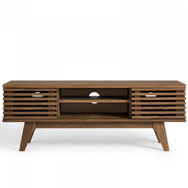 Render 46" Media Console TV Stand Walnut in Brown by Modway
