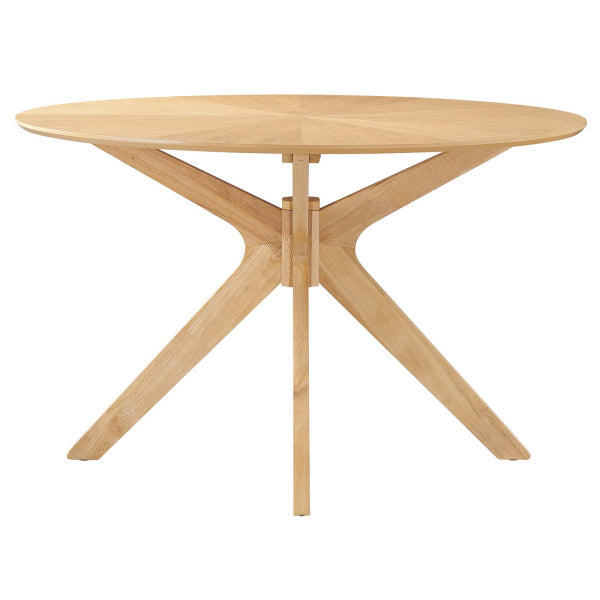 Crossroads 47" Round Wood Dining Table By Modway