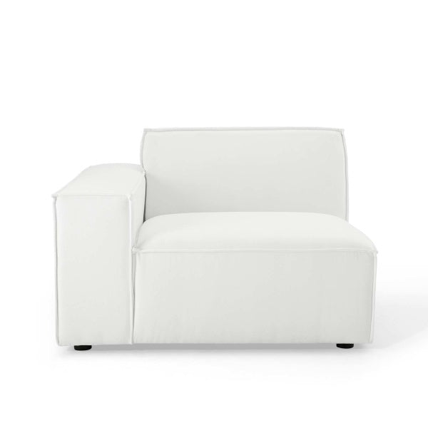 Restore Left-Arm Sectional Sofa Chair in White by Modway