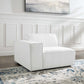 Restore Left-Arm Sectional Sofa Chair in White by Modway