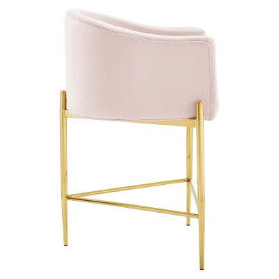 Savour Tufted Performance Velvet Counter Stool by Modway