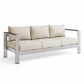 Shore Outdoor Patio Aluminum Sofa by Modway