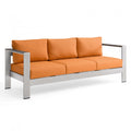 Shore Outdoor Patio Aluminum Sofa by Modway