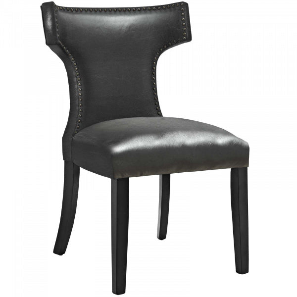 Curve Vinyl Dining Chair by Modway
