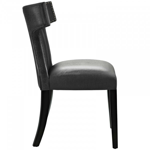 Curve Vinyl Dining Chair by Modway