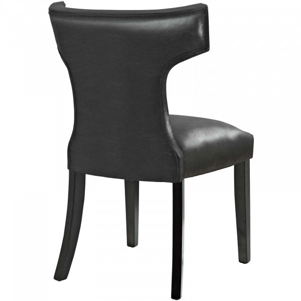 Curve Vinyl Dining Chair by Modway