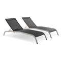 Savannah Outdoor Patio Mesh Chaise Lounge Set of 2 by Modway