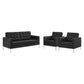Loft 3 Piece Tufted Upholstered Faux Leather Set by Modway