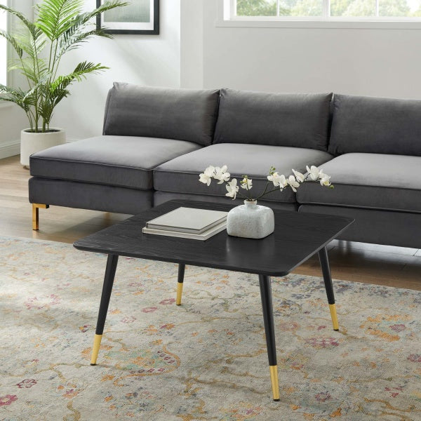 Vigor Square Coffee Table Black by Modway