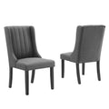 Renew Parsons Fabric Dining Side Chairs - Set of 2 by Modway