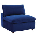 Commix Down Filled Overstuffed Performance Velvet Armless Chair by Modway
