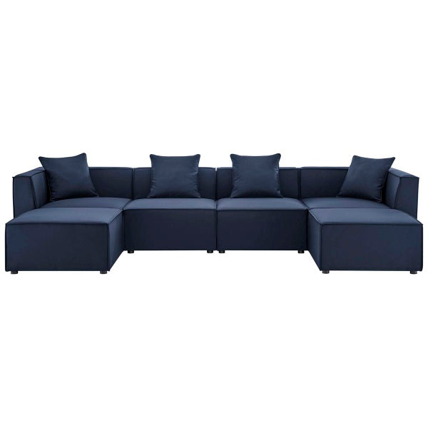 Saybrook Outdoor Patio Upholstered 6-Piece Sectional Sofa by Modway