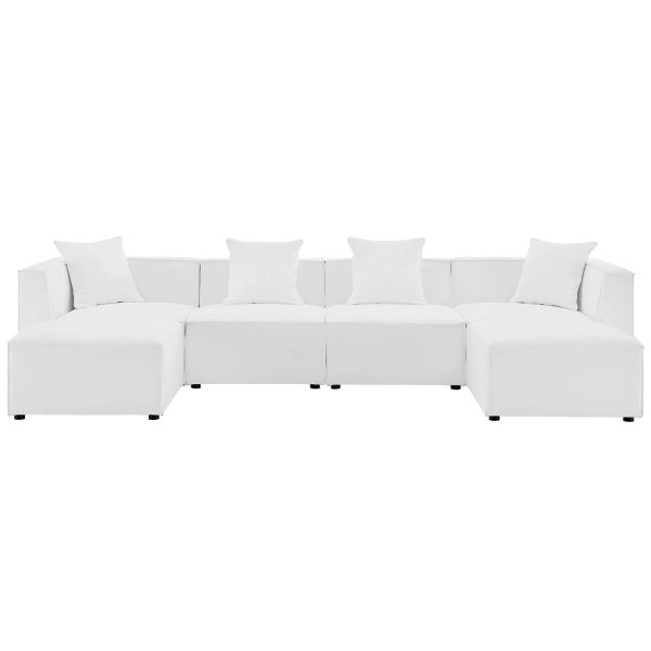 Saybrook Outdoor Patio Upholstered 6-Piece Sectional Sofa by Modway