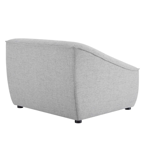 Comprise Armchair Light Gray | Polyester by Modway