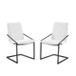 Pitch Dining Armchair Upholstered Fabric Set of 2 by Modway