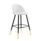 Cordial Performance Velvet Bar Stools - Set of 2 by Modway