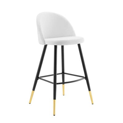 Cordial Performance Velvet Bar Stools - Set of 2 by Modway