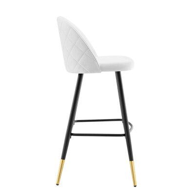 Cordial Performance Velvet Bar Stools - Set of 2 by Modway