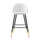Cordial Performance Velvet Bar Stools - Set of 2 by Modway