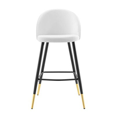Cordial Performance Velvet Bar Stools - Set of 2 by Modway