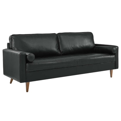 Valour 81" Leather Sofa By Modway