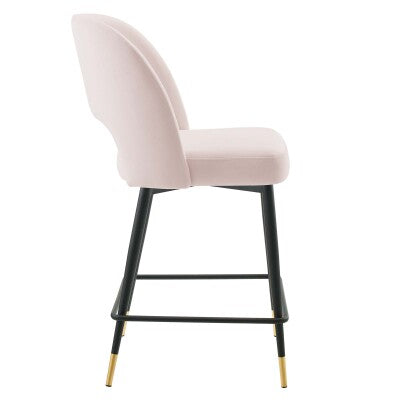 Rouse Performance Velvet Counter Stool by Modway