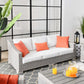 Conway Outdoor Patio Wicker Rattan Sofa | Polyester by Modway