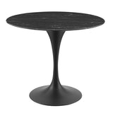 Lippa 36" Artificial Marble Dining Table By Modway