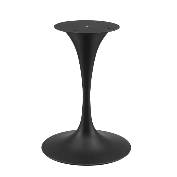 Lippa 42" Artificial Marble Dining Table Black Black By Modway