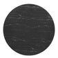 Lippa 54" Artificial Marble Dining Table Black Black By Modway