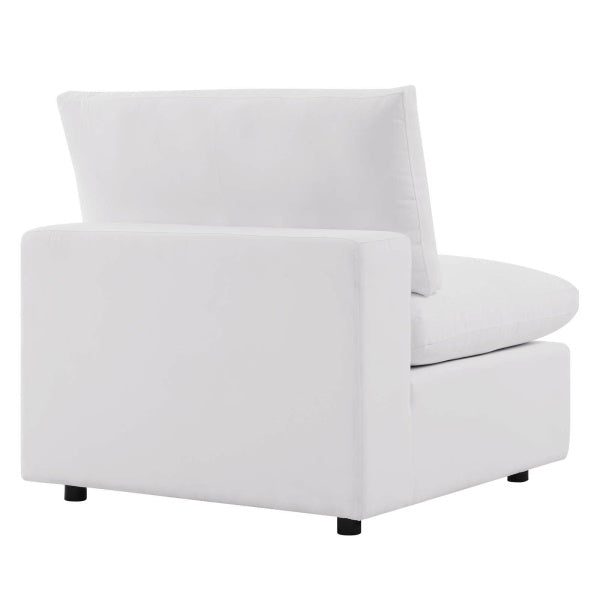 Commix Overstuffed Outdoor Patio Armless Chair by Modway