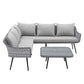 Endeavor Wicker Rattan Outdoor Patio Wicker Rattan Seating Set
