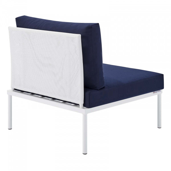 Harmony 8-Piece Sunbrella Outdoor Patio Aluminum Sectional Sofa Set | Polyester by Modway