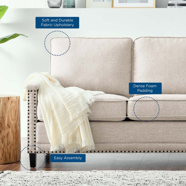 Ashton Upholstered Fabric Sofa By Modway