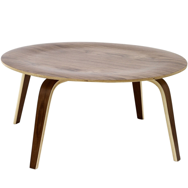 Plywood Coffee Table by Modway