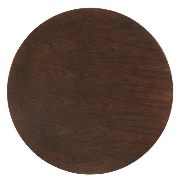 Lippa 48" Dining Table in White Cherry Walnut By Modway