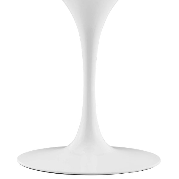 Lippa 47" Dining Table in White Natural By Modway