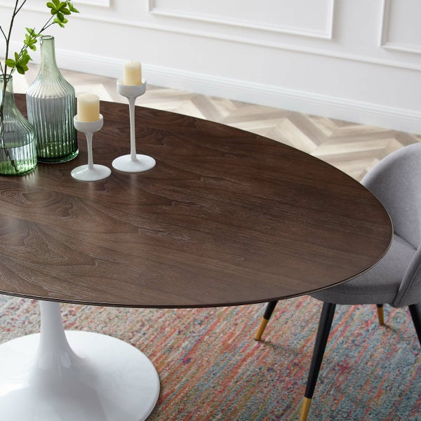 Lippa 78" Oval Dining Table By Modway
