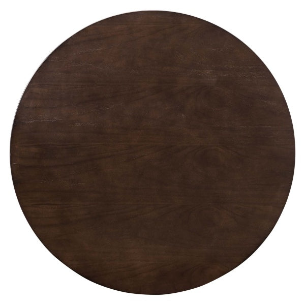 Lippa 36" Wood Coffee Table Gold Cherry Walnut By Modway
