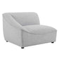 Comprise 7-Piece Sectional Sofa Light Gray | Polyester by Modway