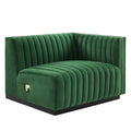 Conjure Channel Tufted Performance Velvet Right-Arm Chair by Modway