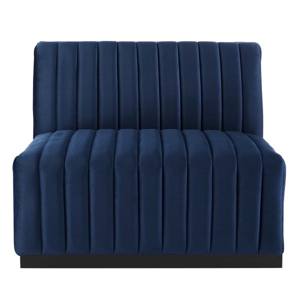 Conjure Channel Tufted Performance Velvet Armless Chair by Modway