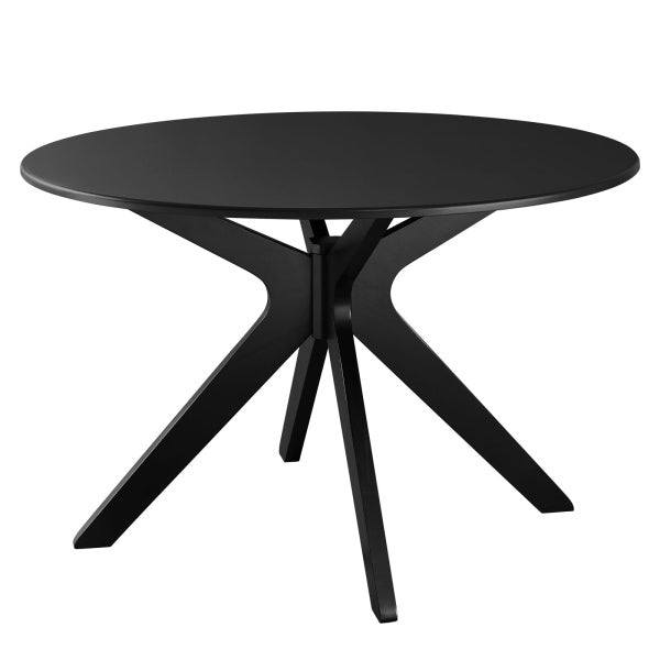 Traverse 47" Dining Table in Black Black By Modway