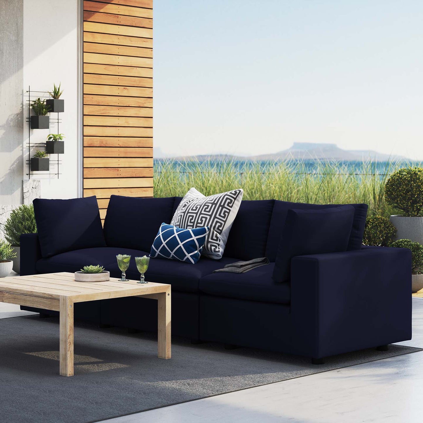 Commix Sunbrella® Outdoor Patio Sofa