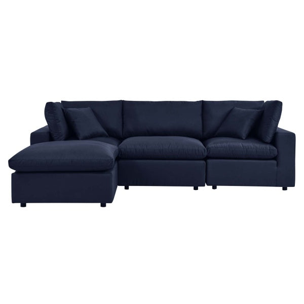 Commix 4-Piece Outdoor Patio Sectional Sofa