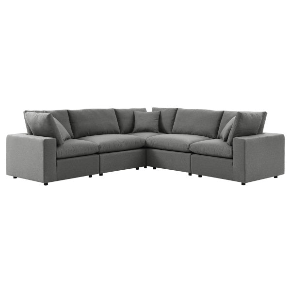 Commix 5-Piece Outdoor Patio Sectional Sofa by Modway