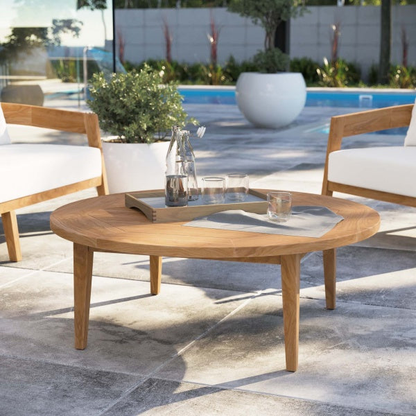 Brisbane Teak Wood Outdoor Patio Coffee Table By Modway