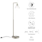 Element Transparent Glass Glass and Metal Floor Lamp by Modway